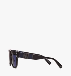 Zweifarbige, Rechteckige Sonnenbrille