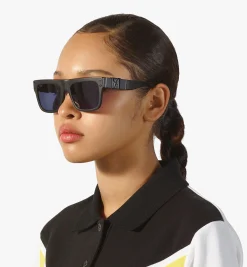 Zweifarbige, Rechteckige Sonnenbrille