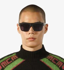 Zweifarbige, Rechteckige Sonnenbrille